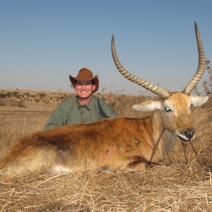 Kafue Lechwe 25", Hunting with Clients