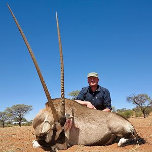 Hunting 42” Inch Gemsbok in Namibia