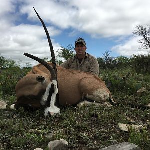 Gemsbok/Scimitar Oryx Cross Hunting Texas USA