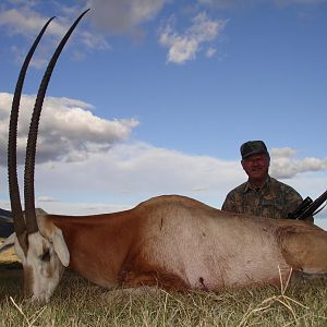 Hunting Scimitar Oryx in South Africa