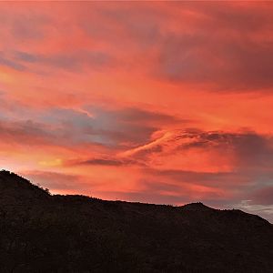 South Africa Sunset Landscape