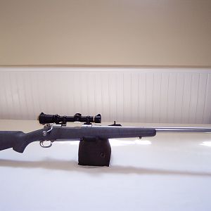 Winchester Model 70 Classic Stainless Safari Express Rifle chambered in .375 H&H