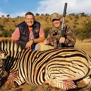 Hunting Burchell's Plain Zebra in South Africa