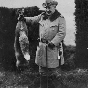 Wilhelm II the third German emperor Hunting Fox