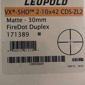 Leupold VX5HD 2-10x42 CDS Scope