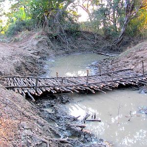 Building a vehicle bridge Zambia