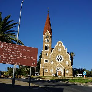 Christ Church a historic landmark, Windhoek Namibia