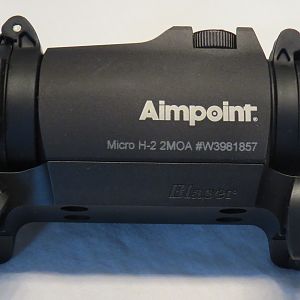 Aimpoint Mirco H-2 on blaser mounts