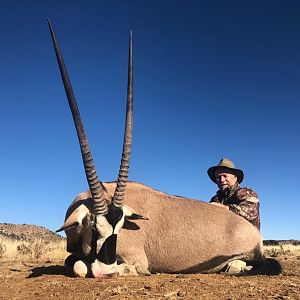 Hunting Gemsbok in South Africa