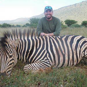 Hunting Burchell's Plain Zebra in South Africa