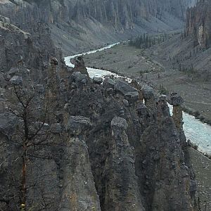 Hike into a Lake in Northern British Columbia