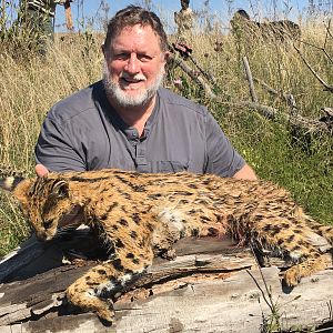 South Africa Handgun Hunting Serval Cat