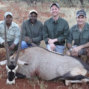 Hunt Gemsbok in South Africa