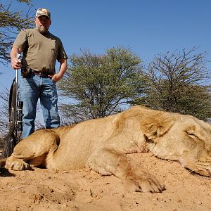 Hunting Lioness in South Africa