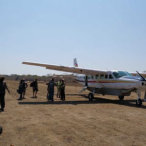 Charter flight to the bush in Tanzania