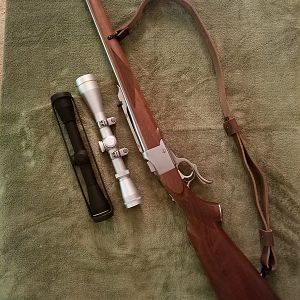 Ruger No. 1 chambered in 6.5 x 55 Swedish Mauser with a 20" barrel