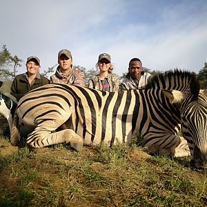 Hunting Burchell's Plain Zebra in South Africa