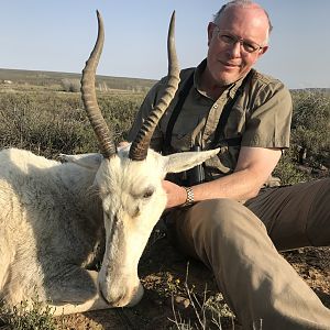 Hunting White Blesbok in South Africa