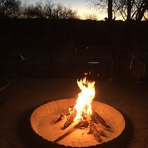 Relaxing around the Fire pit