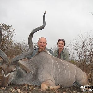 My first Kudu, a little under 55"