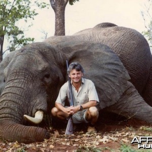 Hunter and Writer J. Alain Smith Elephant