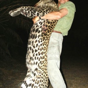Hunter and Writer J. Alain Smith Leopard