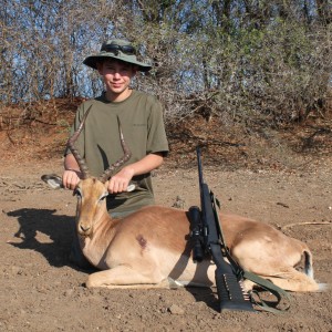 Impala hunted in Zimbabwe