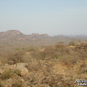 The view from the chalet at Touch Africa Safaris