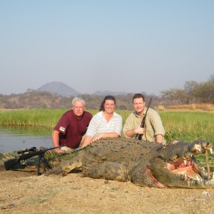 Hunting Croc in Mozambique