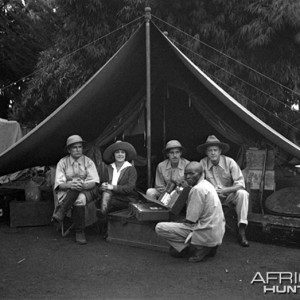 Johnson, Osa & Martin, industrialist and Dryden George