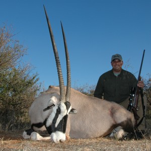 Gemsbok hunted with Hartzview Hunting Safaris
