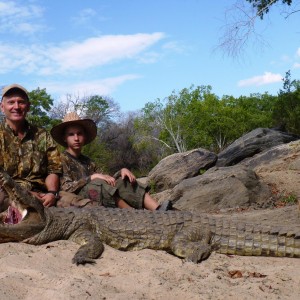 Hunting Croc in Tanzania