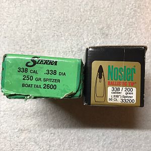 Sierra 338cal & Nosler 338cal