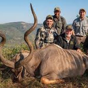 60" Kudu shot in Eastern Cape recently