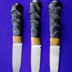 Impala Horn Handled Knives