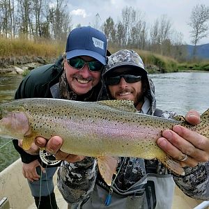 Fly Fishing Rainbow Trout in Montana & Idaho USA