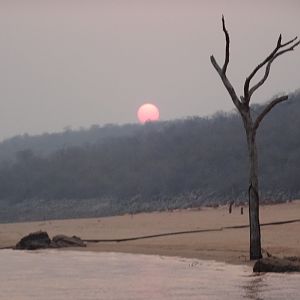 Sunset on Lake Kariba Zimbabwe