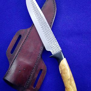 Farriers Rasp Bowie Knife with Sheath