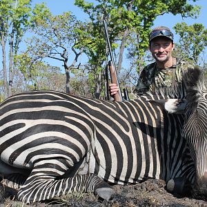 Chapman's Zebra Hunting Mozambique