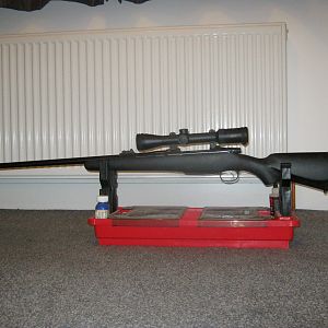 .416 Rifle mounted with Meopta Meostar R2 1.7-10x42