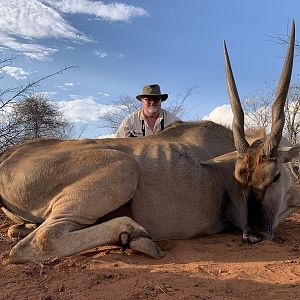 Cull Hunting Eland Female in Namibia