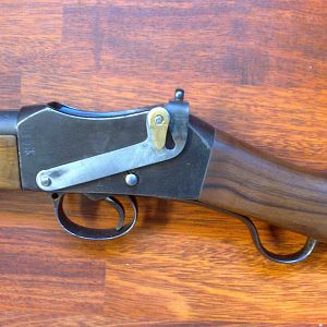 Martini Enfield 303 Rifle restocked with Walnut