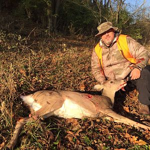 Hunting White-tailed Doe