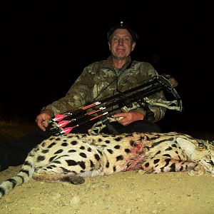 Bow Hunting Serval in South Africa