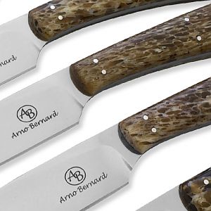 Arno Bernard Kudu Horn Handled Steak Knives from African Sporting Creations