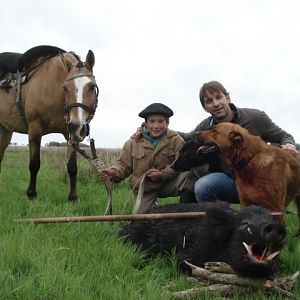 Argentina Spear Hunt Wild Boar