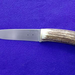 Knife with Deer Antler handle