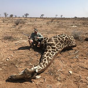 Hunt Giraffe in Namibia