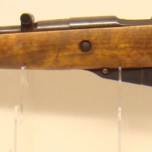 Early version of Sako 9,3x53R rifle with aluminium butt plate