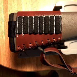 Dick Murray Custom Leather Buttstock Cartridge Holder